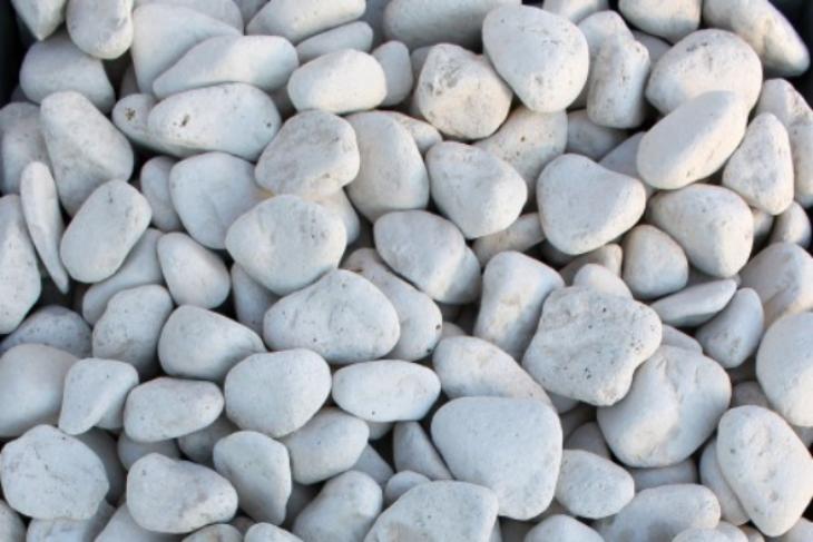 Белая галька галтовка (20-40 мм.)  купить в Мариуполе от производителя, без посредников