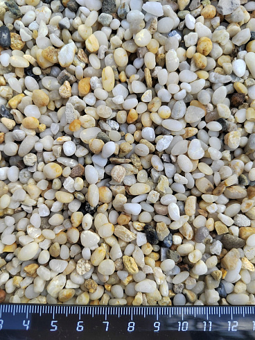 фото Галька крымская жемчужная фр. 3-5 мм. купить в Мариуполе  в интернет-портале КАМЕНЬ КЛУБ