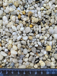 Галька крымская жемчужная фр. 5-10 мм.  купить в Мариуполе фото Камень Клуб