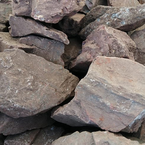 фото Яшма красная  (фр. 70-100 мм)  купить в Мариуполе в интернет-портале КАМЕНЬ КЛУБ