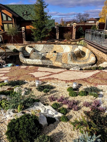 Kamenclub.ru: Песчаник брусчатка (Готика) art PSG-L-01  купить в Мариуполе    2300 руб/кв.м   фото КАМЕНЬ КЛУБ