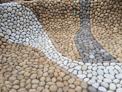 Kamenclub.ru: Песчаник ядра, фр. 100-300 мм  купить в Мариуполе песчаник бежевый серый рыжий речная галька 5 000 руб/т   фото КАМЕНЬ КЛУБ