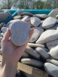 Галька черноморская фр. 100-150 мм.  купить в Мариуполе фото Камень Клуб