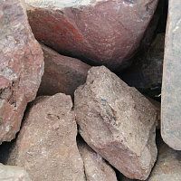 Яшма красная  (фр. 70-100 мм) фото Камень Клуб  купить в Мариуполе