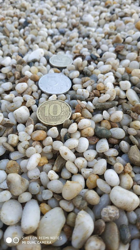 фото Галька крымская жемчужная фр. 5-10 мм. в интернет-портале КАМЕНЬ КЛУБ