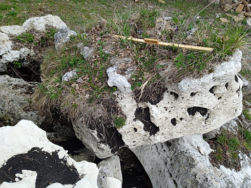 Kamenclub.ru: Выветренный известняк со мхом фр. 100-500 мм.  купить в Мариуполе известняк серый белый зеленый валун известняковый крупный 10000 руб/т   фото КАМЕНЬ КЛУБ