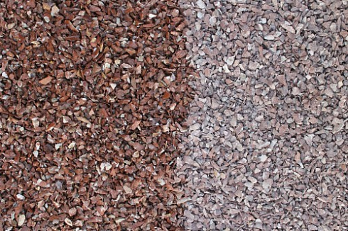 Kamenclub.ru: Мраморная крошка (щебень крошка розовый) фр. 5-10 мм.  купить в Мариуполе мрамор розовый, красный щебень колотый ландшафтный декоративный  11000 руб/т   фото КАМЕНЬ КЛУБ