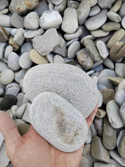 Галька черноморская фр. 50-100 мм.  купить в Мариуполе фото Камень Клуб