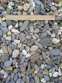 Галька Крымский берег МИКС фр. 20-40 мм.  купить в Мариуполе фото Камень Клуб