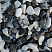 Kamenclub.ru: Мраморная крошка (щебень галтованный микс:зеленый-черный) фр.10-20 мм.  купить в Мариуполе мрамор зеленый, черный декоративные ландшафтные окатанные округлые камни щебня 14500 руб/т   фото КАМЕНЬ КЛУБ