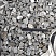 Kamenclub.ru: Щебень галтованный черный (мрамор) фр.40-70 мм.  купить в Мариуполе мрамор черный с белыми прожилками, черный, белый щебень галтованный округлый 13500 руб/т   фото КАМЕНЬ КЛУБ