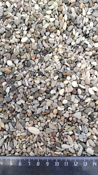Галька черноморская фр. 3-5 мм.  купить в Мариуполе фото Камень Клуб