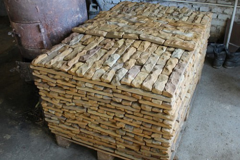 Kamenclub.ru: Песчаник (плитка) art PSG-5-02  купить в Мариуполе    2400 руб/кв.м   фото КАМЕНЬ КЛУБ