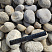Kamenclub.ru: Галька речная окат (серо-белая) фр. 70-120 мм купить  в Мариуполе галька галечник бело-серая, серо-белая, серая, белая речная природная галька  8000 руб/т   фото КАМЕНЬ КЛУБ