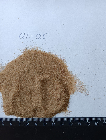 Кварцевый песок для площадок фр. 0,1-0,5 мм.  купить в Мариуполе фото Камень Клуб