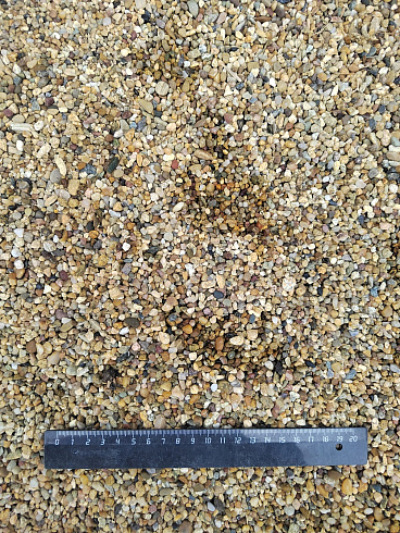 Галька речная окат (рыжая) фр.3-5 мм купить в Мариуполе 