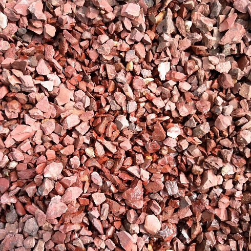 Kamenclub.ru: Щебень крошка красный (ЯШМА) фр. 10-20 мм.  купить в Мариуполе яшма красный, бордовый, оранжевый, рыжий декоративный каменный ландшафтный щебень колотый 9000 руб/т   фото КАМЕНЬ КЛУБ