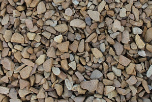 Kamenclub.ru: Щебень крошка желтый (песчаник) фр. 10-20 мм.  купить в Мариуполе песчаник бежевый, серый, рыжий декоративный ландшафтный щебень колотый 9500 руб/т   фото КАМЕНЬ КЛУБ