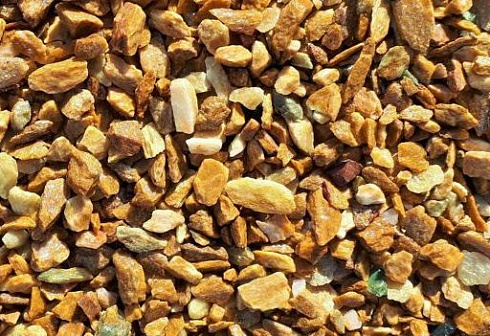 Kamenclub.ru: Щебень крошка желтый (ЗЛАТОЛИТ) фр. 20-40 мм.  купить в Мариуполе златолит бежевый, золотистый, желтый декоративная каменная крошка 10800 руб/т   фото КАМЕНЬ КЛУБ