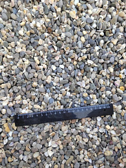 Галька крымская прибрежная фр. 5-10 мм.  купить в Мариуполе фото Камень Клуб