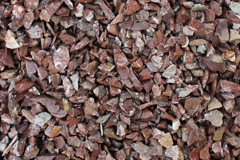 Kamenclub.ru: Мраморная крошка (щебень крошка розовый) фр. 40-70 мм.  купить в Мариуполе мрамр розовый, красный мраморный декоративный 11000 руб/т   фото КАМЕНЬ КЛУБ