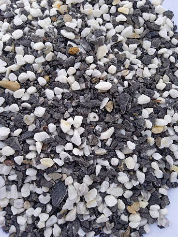 Kamenclub.ru: Мраморная крошка (щебень крошка микс: белый-зеленый-розовый) фр. 5-10 мм  купить в Мариуполе мрамор белый, зеленый, розовый, разноцветный, молочный декоративная ландшафтная мраморная крошка 9500 руб/т   фото КАМЕНЬ КЛУБ