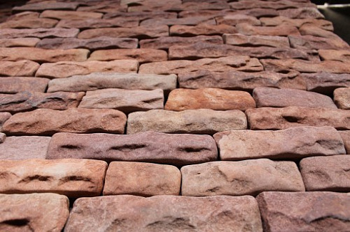 Kamenclub.ru: Песчаник плитка art PSK-5-02  купить в Мариуполе    2 000 руб/кв.м   фото КАМЕНЬ КЛУБ